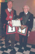 RWBro Barrie Hall PGM & WBro Bill Thompson