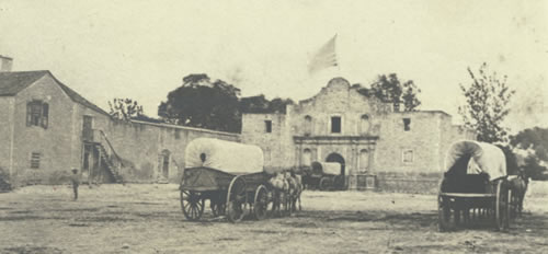 The Alamo circa 1850