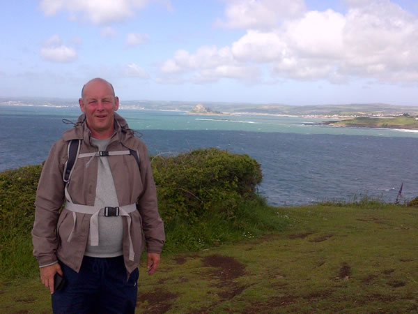 WBro Billy Glover enjoys the scenery