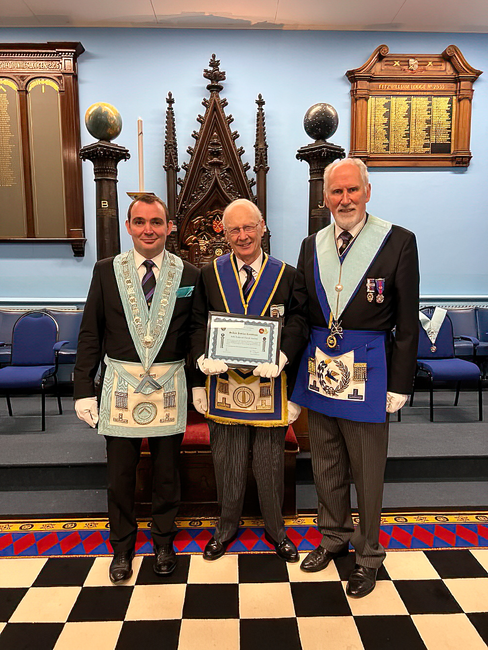 50 Year Jubilee Presentation at Petriburg Lodge