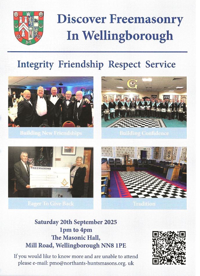 25 05 07 Discover Freemasonry Wellingborough